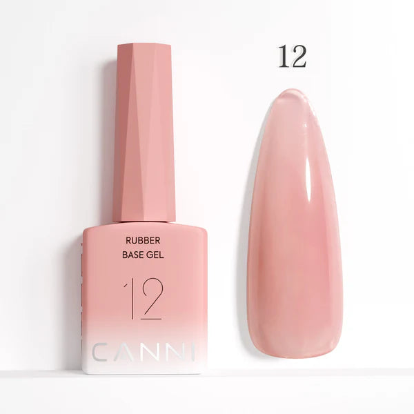 CANNI Rubber Base – spevňujúca gélová báza set (6×9 ml) R2
