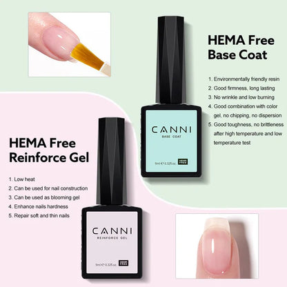 CANNI HEMA-Free Technická sada na gél lak 6×9 ml – 2300