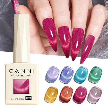 CANNI HEMA & TPO Free - Cat Eye gélový lak 9ml – Galaxy Gaze - 8029