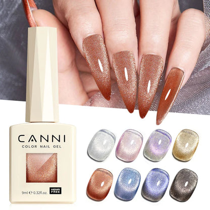CANNI HEMA & TPO Free - Cat Eye gélový lak 9ml – Interstellar Series - 8035