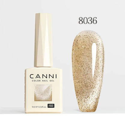 CANNI HEMA & TPO Free - Cat Eye gélový lak 9ml – Interstellar Series - 8036