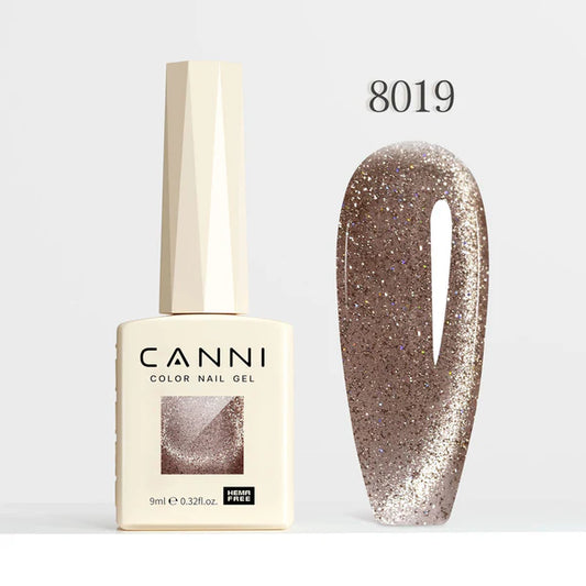 CANNI HEMA & TPO Free - Cat Eye gélový lak 9ml – Iridescent Dream Series - 8019
