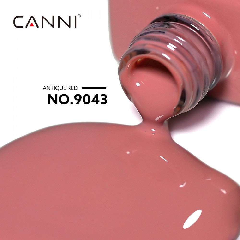 CANNI HEMA & TPO Free UVLED gélový lak 9 ml – 9043