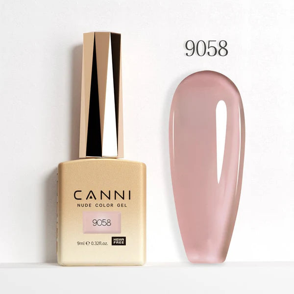 CANNI HEMA & TPO Free UVLED gélový lak 9 ml – 9058