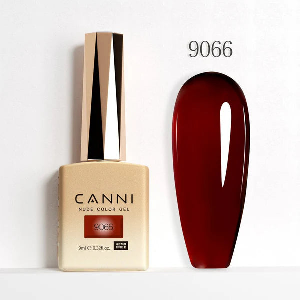 CANNI HEMA & TPO Free UVLED gélový lak 9 ml – 9066