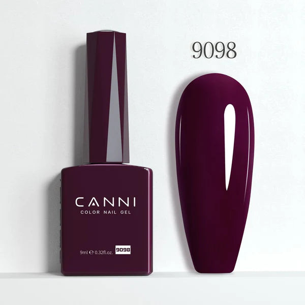 CANNI HEMA & TPO Free UVLED gélový lak 9 ml – 9098
