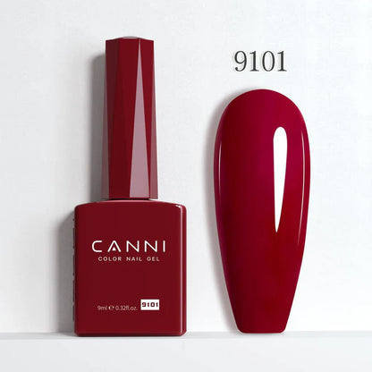 CANNI HEMA & TPO Free UVLED gélový lak 9 ml – 9101