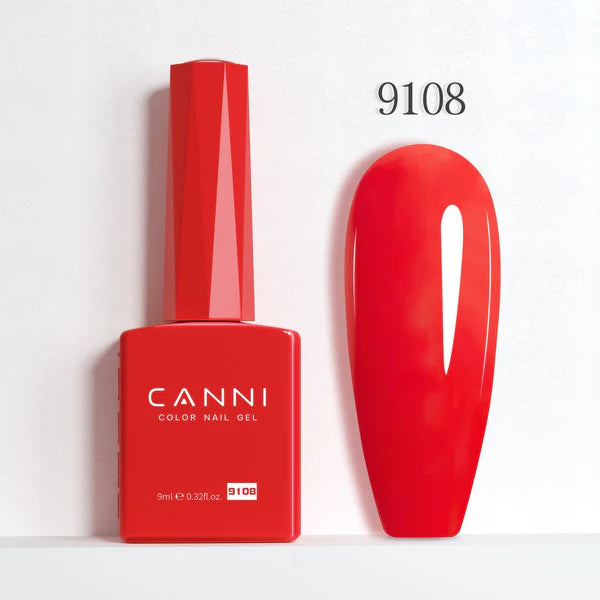 CANNI HEMA & TPO Free UVLED gélový lak 9 ml – 9108