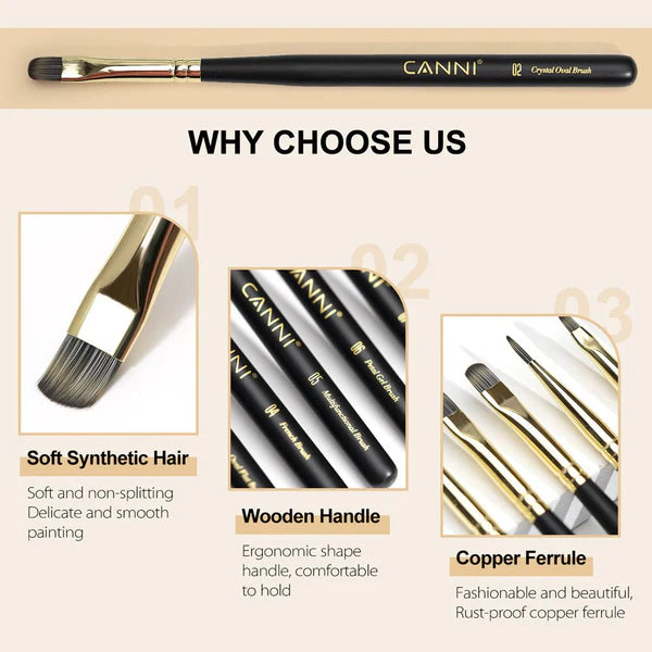 Canni Flat Gel Brush 01