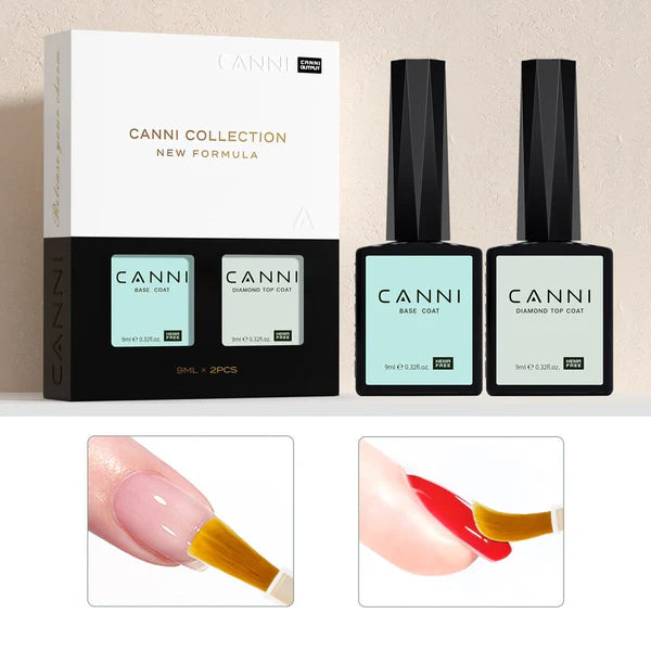 Canni HEMA-Free Base & Top Coat Set 2×9ml