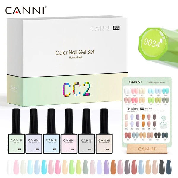Canni gél lakov Set 24+6 – Profesionálna kolekcia (CC2)