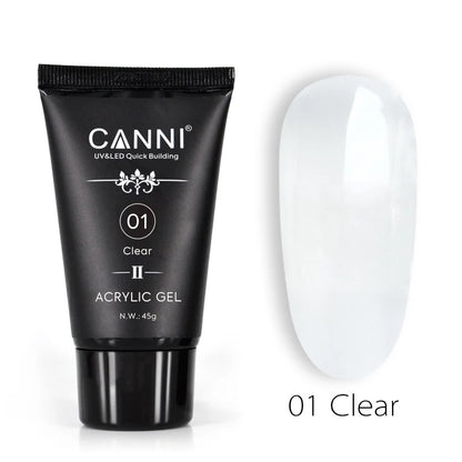 CANNI HEMA & TPO Free akrylgél (polygél) 45 g – 01 Clear