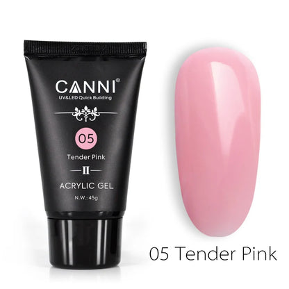 CANNI HEMA & TPO Free akrylgél (polygél) 45 g – 05 Tender Pink