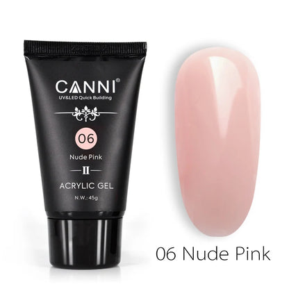 CANNI HEMA & TPO Free akrylgél (polygél) 45 g – 06 Nude Pink
