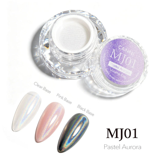 CANNI chrómový prášok na nechty – Pastel Aurora – MJ01 – 0,3 g