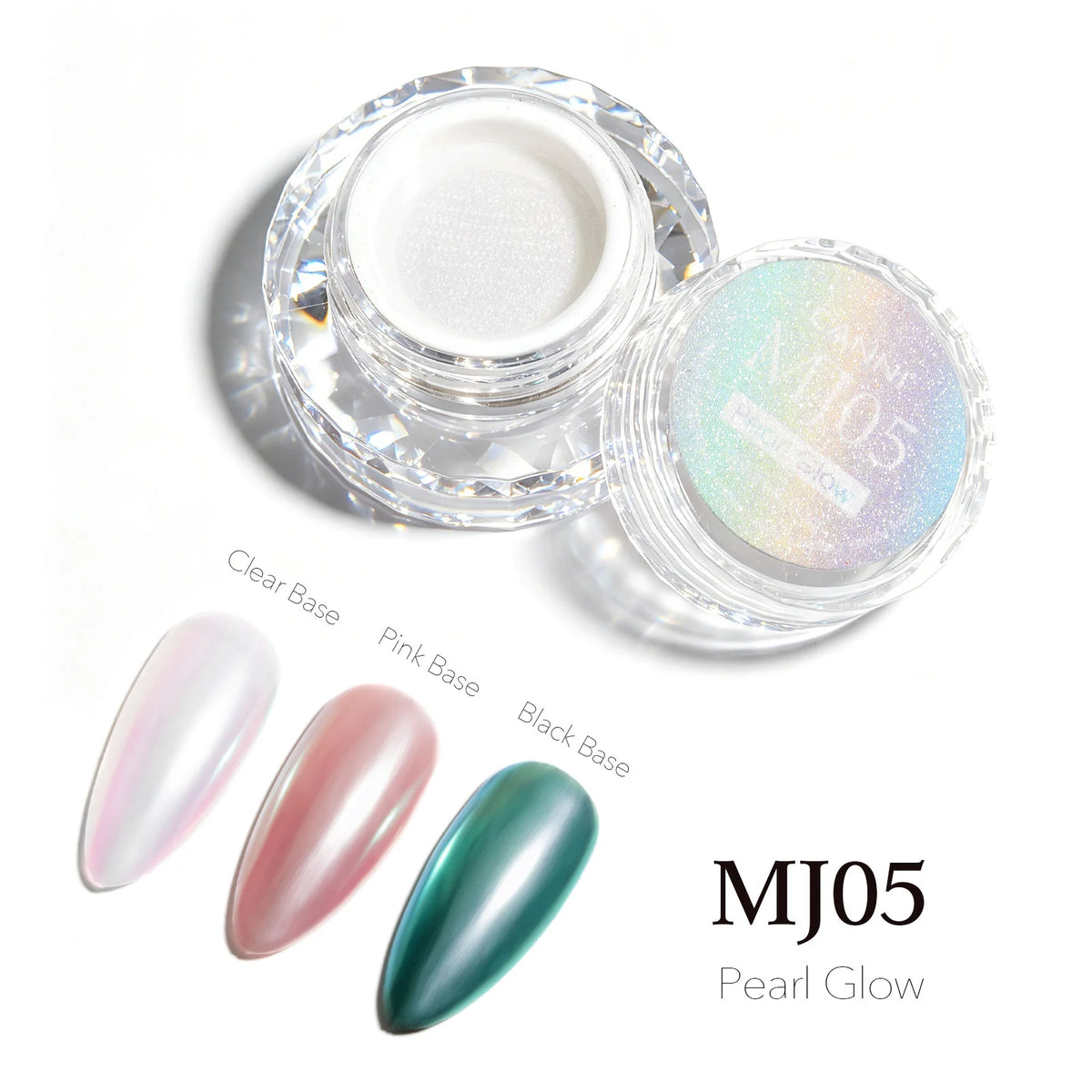CANNI chrómový prášok na nechty – Pearl Glow – MJ05 – 0,3 g