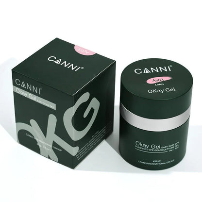 CANNI OKay Gel samovyrovnávací stavebný gél 30 g – Ay02 Milky