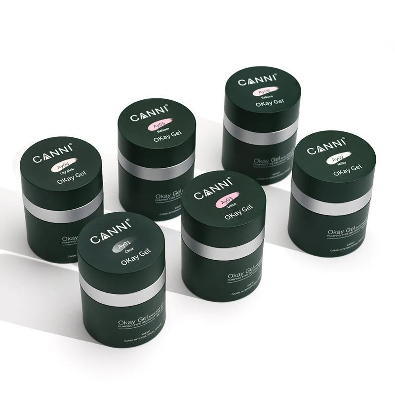 CANNI OKay Gel samovyrovnávací stavebný gél 30 g – Ay02 Milky