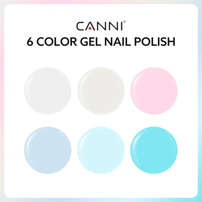 CANNI HEMA & TPO Free UV/LED sada gel laků 6x9ml - 2319