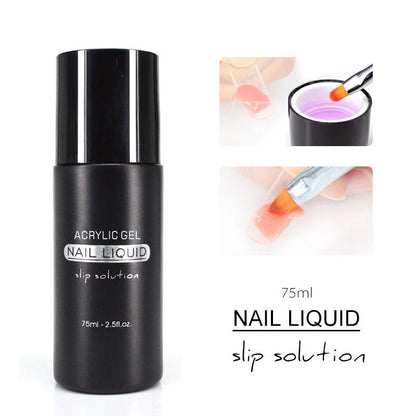 CANNI Nail Liquid – tekutina na polygél a akrylgél, Slip Solution – 75 ml