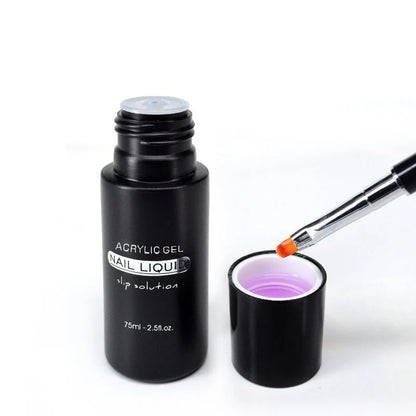 CANNI Nail Liquid – tekutina na polygél a akrylgél, Slip Solution – 75 ml